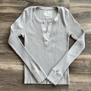 Aerie | Hensley V-Neck Long Sleeve Top